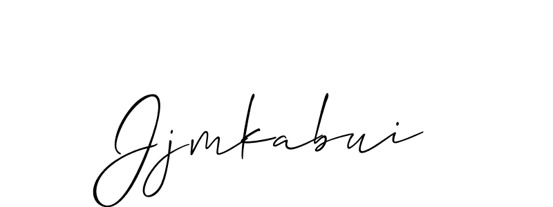 Once you've used our free online signature maker to create your best signature Allison_Script style, it's time to enjoy all of the benefits that Jjmkabui name signing documents. Jjmkabui signature style 2 images and pictures png