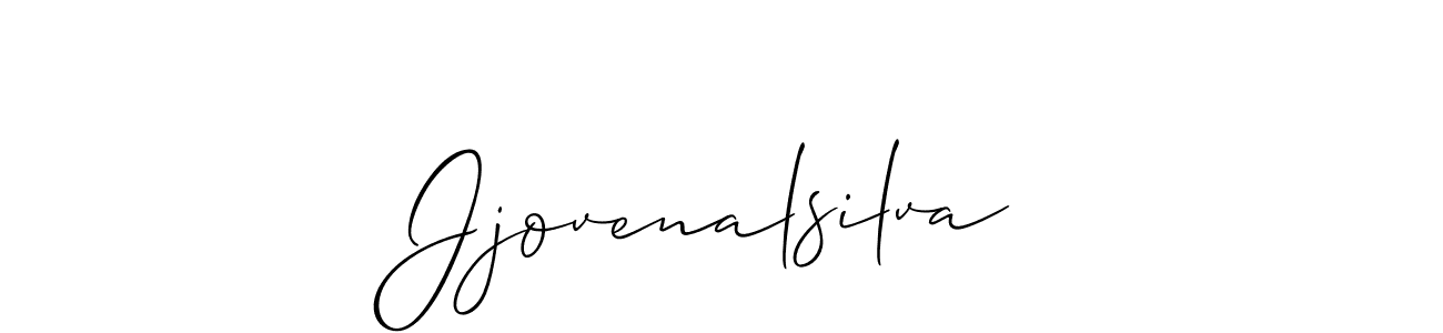 How to make Jjovenalsilva signature? Allison_Script is a professional autograph style. Create handwritten signature for Jjovenalsilva name. Jjovenalsilva signature style 2 images and pictures png