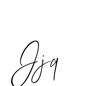 Also we have Jjq name is the best signature style. Create professional handwritten signature collection using Allison_Script autograph style. Jjq signature style 2 images and pictures png