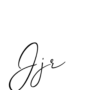 How to make Jjr signature? Allison_Script is a professional autograph style. Create handwritten signature for Jjr name. Jjr signature style 2 images and pictures png