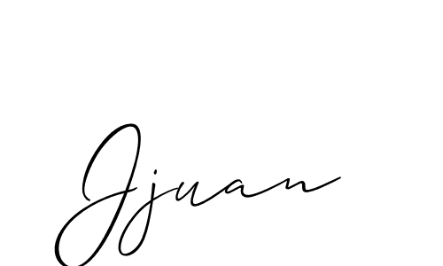 Make a beautiful signature design for name Jjuan. With this signature (Allison_Script) style, you can create a handwritten signature for free. Jjuan signature style 2 images and pictures png