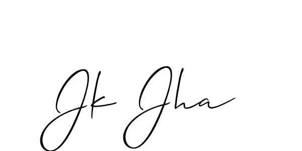 You can use this online signature creator to create a handwritten signature for the name Jk Jha. This is the best online autograph maker. Jk Jha signature style 2 images and pictures png