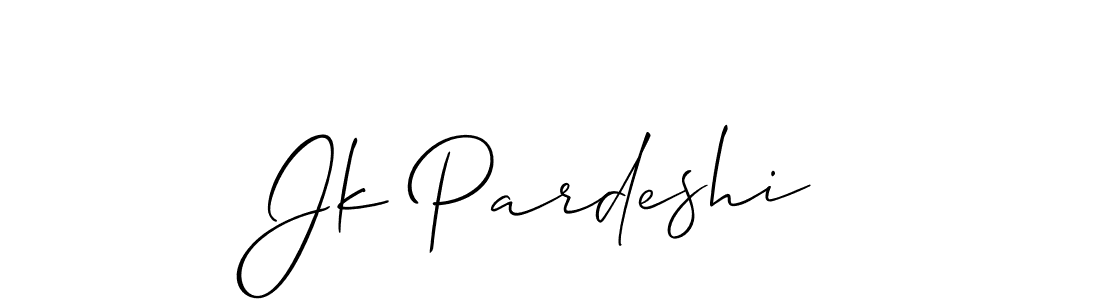 Make a short Jk Pardeshi signature style. Manage your documents anywhere anytime using Allison_Script. Create and add eSignatures, submit forms, share and send files easily. Jk Pardeshi signature style 2 images and pictures png