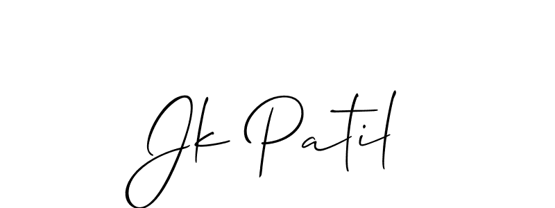 Similarly Allison_Script is the best handwritten signature design. Signature creator online .You can use it as an online autograph creator for name Jk Patil. Jk Patil signature style 2 images and pictures png