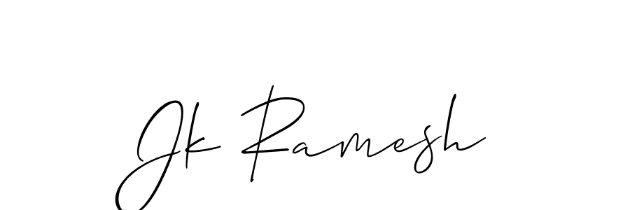 if you are searching for the best signature style for your name Jk Ramesh. so please give up your signature search. here we have designed multiple signature styles  using Allison_Script. Jk Ramesh signature style 2 images and pictures png