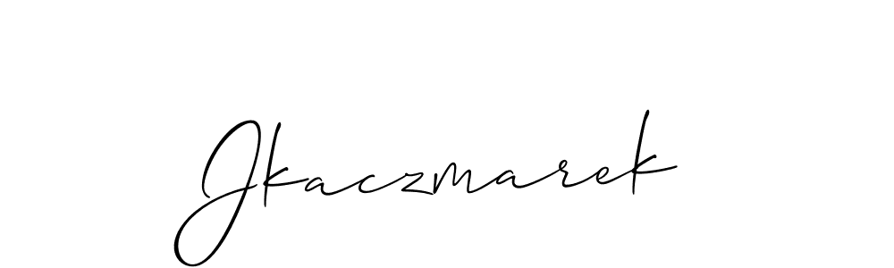 Once you've used our free online signature maker to create your best signature Allison_Script style, it's time to enjoy all of the benefits that Jkaczmarek name signing documents. Jkaczmarek signature style 2 images and pictures png