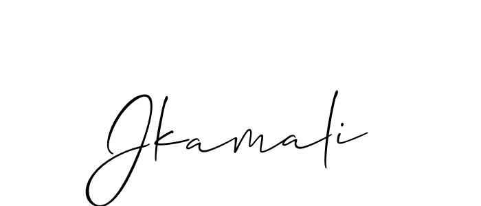 Also we have Jkamali name is the best signature style. Create professional handwritten signature collection using Allison_Script autograph style. Jkamali signature style 2 images and pictures png