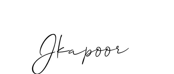 How to Draw Jkapoor signature style? Allison_Script is a latest design signature styles for name Jkapoor. Jkapoor signature style 2 images and pictures png