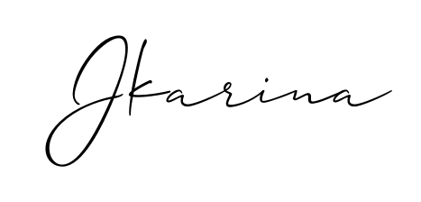 Quickly download Jkarina name signature in high-resolution PNG using Allison_Script style. Ready to insert into PDFs and online applications. Jkarina signature style 2 images and pictures png