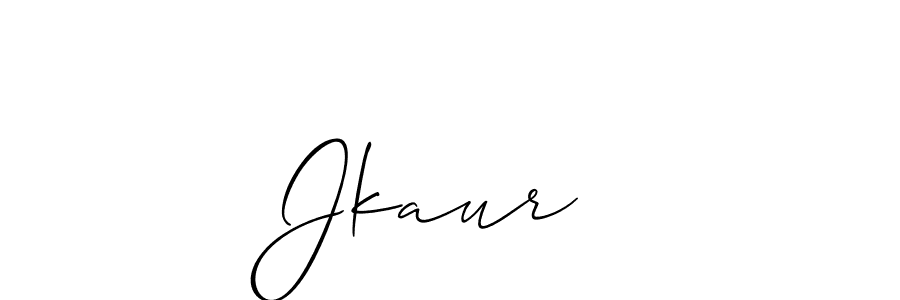 Create a beautiful signature design for name Jkaur ⭐. With this signature (Allison_Script) fonts, you can make a handwritten signature for free. Jkaur ⭐ signature style 2 images and pictures png