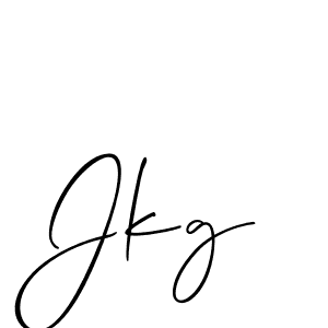 Also You can easily find your signature by using the search form. We will create Jkg name handwritten signature images for you free of cost using Allison_Script sign style. Jkg signature style 2 images and pictures png