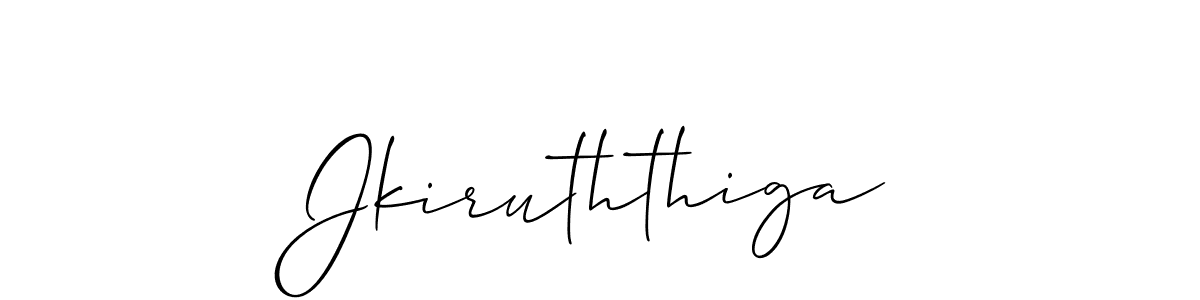 The best way (Allison_Script) to make a short signature is to pick only two or three words in your name. The name Jkiruththiga include a total of six letters. For converting this name. Jkiruththiga signature style 2 images and pictures png