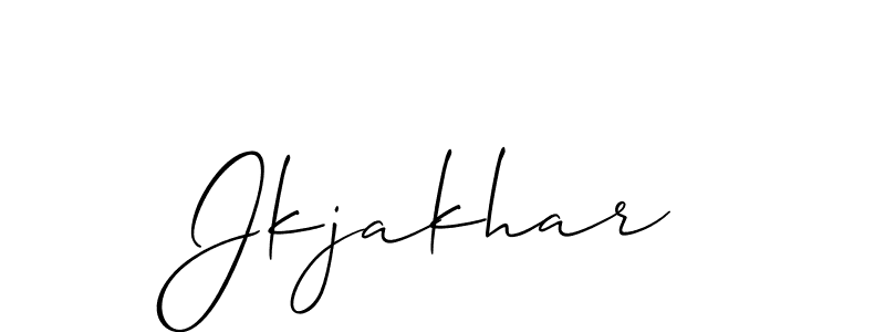 You should practise on your own different ways (Allison_Script) to write your name (Jkjakhar) in signature. don't let someone else do it for you. Jkjakhar signature style 2 images and pictures png
