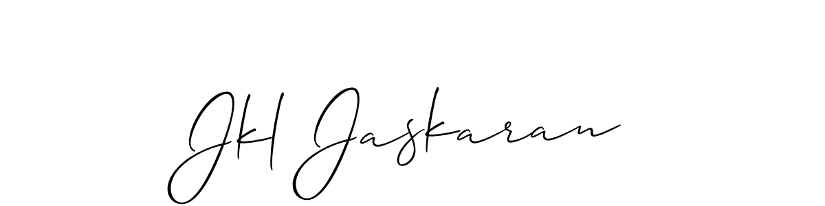 Best and Professional Signature Style for Jkl Jaskaran. Allison_Script Best Signature Style Collection. Jkl Jaskaran signature style 2 images and pictures png