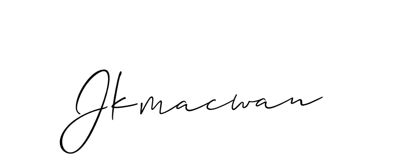 Create a beautiful signature design for name Jkmacwan. With this signature (Allison_Script) fonts, you can make a handwritten signature for free. Jkmacwan signature style 2 images and pictures png