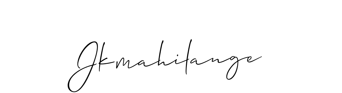Also You can easily find your signature by using the search form. We will create Jkmahilange name handwritten signature images for you free of cost using Allison_Script sign style. Jkmahilange signature style 2 images and pictures png