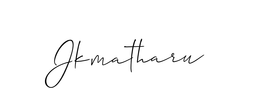 How to make Jkmatharu name signature. Use Allison_Script style for creating short signs online. This is the latest handwritten sign. Jkmatharu signature style 2 images and pictures png