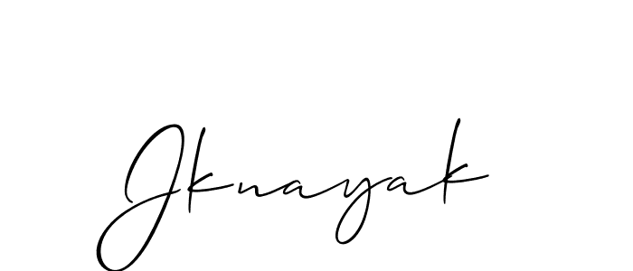 Also we have Jknayak name is the best signature style. Create professional handwritten signature collection using Allison_Script autograph style. Jknayak signature style 2 images and pictures png