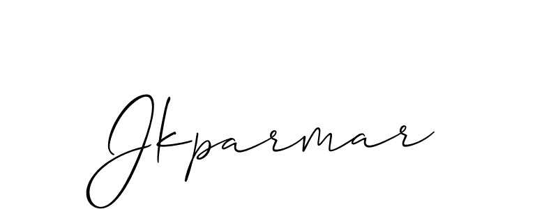 The best way (Allison_Script) to make a short signature is to pick only two or three words in your name. The name Jkparmar include a total of six letters. For converting this name. Jkparmar signature style 2 images and pictures png