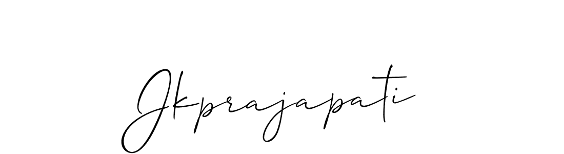 Create a beautiful signature design for name Jkprajapati. With this signature (Allison_Script) fonts, you can make a handwritten signature for free. Jkprajapati signature style 2 images and pictures png