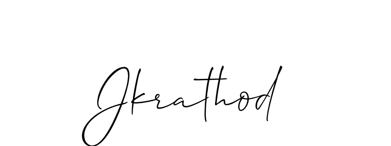 Make a beautiful signature design for name Jkrathod. Use this online signature maker to create a handwritten signature for free. Jkrathod signature style 2 images and pictures png