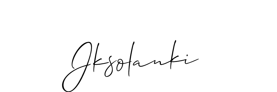 Also You can easily find your signature by using the search form. We will create Jksolanki name handwritten signature images for you free of cost using Allison_Script sign style. Jksolanki signature style 2 images and pictures png