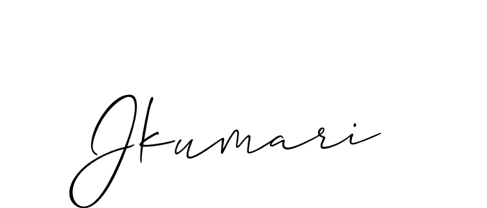 Jkumari stylish signature style. Best Handwritten Sign (Allison_Script) for my name. Handwritten Signature Collection Ideas for my name Jkumari. Jkumari signature style 2 images and pictures png