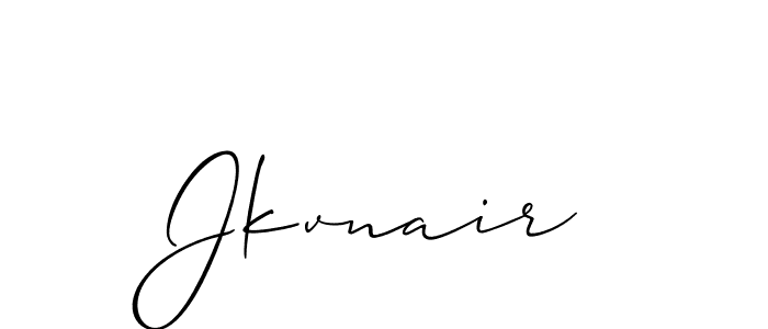 Make a short Jkvnair signature style. Manage your documents anywhere anytime using Allison_Script. Create and add eSignatures, submit forms, share and send files easily. Jkvnair signature style 2 images and pictures png