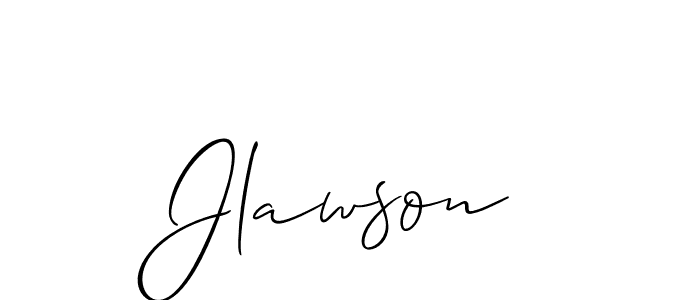 Allison_Script is a professional signature style that is perfect for those who want to add a touch of class to their signature. It is also a great choice for those who want to make their signature more unique. Get Jlawson name to fancy signature for free. Jlawson signature style 2 images and pictures png