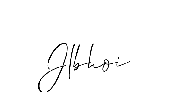 Allison_Script is a professional signature style that is perfect for those who want to add a touch of class to their signature. It is also a great choice for those who want to make their signature more unique. Get Jlbhoi name to fancy signature for free. Jlbhoi signature style 2 images and pictures png