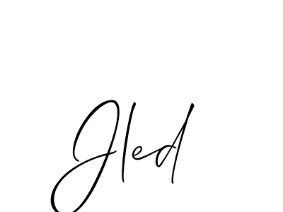 Check out images of Autograph of Jled name. Actor Jled Signature Style. Allison_Script is a professional sign style online. Jled signature style 2 images and pictures png