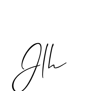 It looks lik you need a new signature style for name Jlh. Design unique handwritten (Allison_Script) signature with our free signature maker in just a few clicks. Jlh signature style 2 images and pictures png