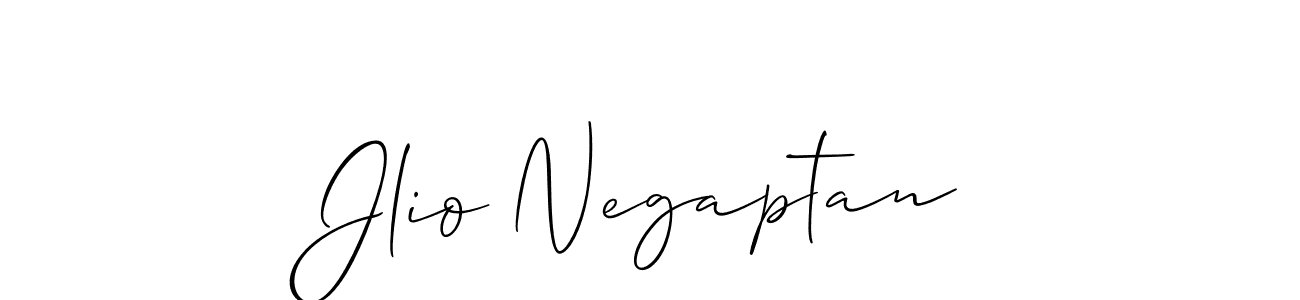 You should practise on your own different ways (Allison_Script) to write your name (Jlio Negaptan) in signature. don't let someone else do it for you. Jlio Negaptan signature style 2 images and pictures png