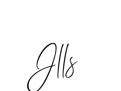 You should practise on your own different ways (Allison_Script) to write your name (Jlls) in signature. don't let someone else do it for you. Jlls signature style 2 images and pictures png