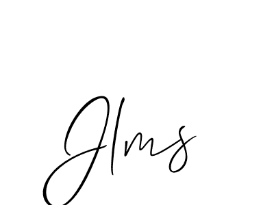 Allison_Script is a professional signature style that is perfect for those who want to add a touch of class to their signature. It is also a great choice for those who want to make their signature more unique. Get Jlms name to fancy signature for free. Jlms signature style 2 images and pictures png