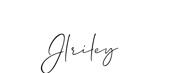 How to make Jlriley name signature. Use Allison_Script style for creating short signs online. This is the latest handwritten sign. Jlriley signature style 2 images and pictures png