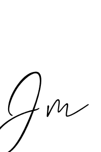 Make a beautiful signature design for name Jm. Use this online signature maker to create a handwritten signature for free. Jm signature style 2 images and pictures png