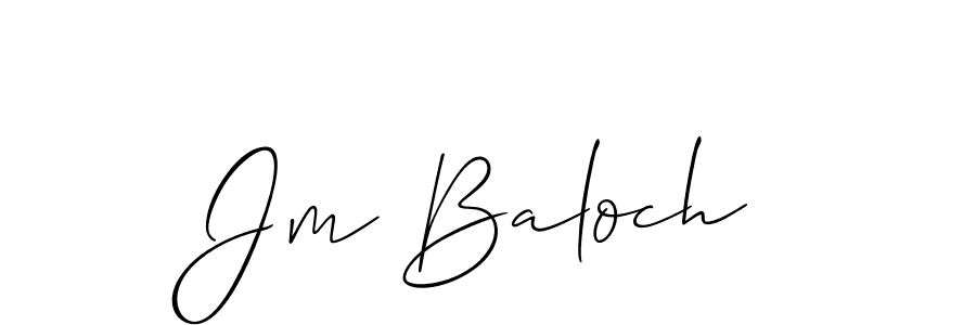 Make a short Jm Baloch signature style. Manage your documents anywhere anytime using Allison_Script. Create and add eSignatures, submit forms, share and send files easily. Jm Baloch signature style 2 images and pictures png