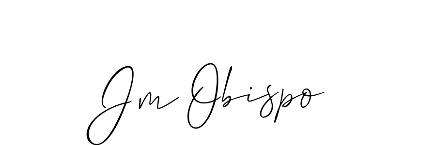 Make a short Jm Obispo signature style. Manage your documents anywhere anytime using Allison_Script. Create and add eSignatures, submit forms, share and send files easily. Jm Obispo signature style 2 images and pictures png