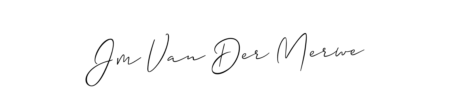 It looks lik you need a new signature style for name Jm Van Der Merwe. Design unique handwritten (Allison_Script) signature with our free signature maker in just a few clicks. Jm Van Der Merwe signature style 2 images and pictures png