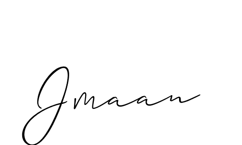 The best way (Allison_Script) to make a short signature is to pick only two or three words in your name. The name Jmaan include a total of six letters. For converting this name. Jmaan signature style 2 images and pictures png