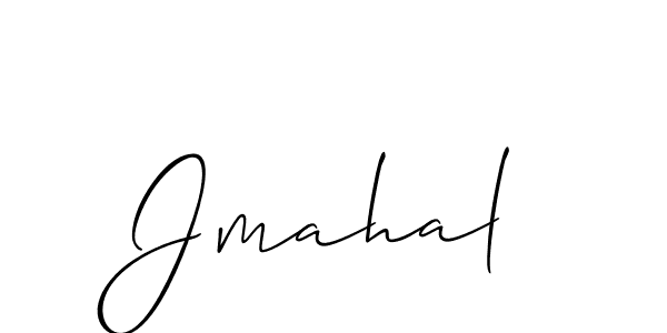 How to make Jmahal name signature. Use Allison_Script style for creating short signs online. This is the latest handwritten sign. Jmahal signature style 2 images and pictures png