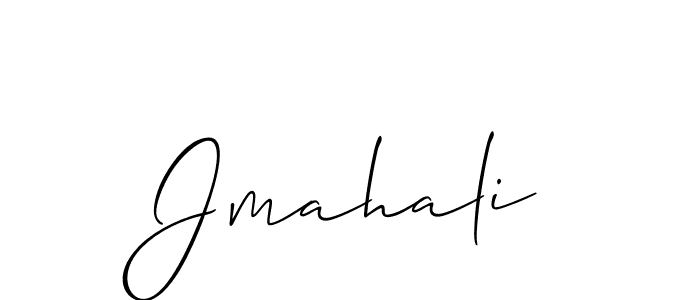 Allison_Script is a professional signature style that is perfect for those who want to add a touch of class to their signature. It is also a great choice for those who want to make their signature more unique. Get Jmahali name to fancy signature for free. Jmahali signature style 2 images and pictures png