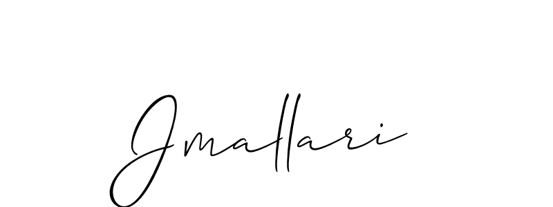 It looks lik you need a new signature style for name Jmallari. Design unique handwritten (Allison_Script) signature with our free signature maker in just a few clicks. Jmallari signature style 2 images and pictures png