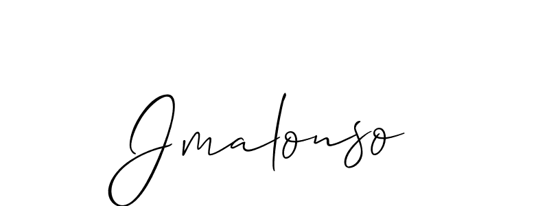 Allison_Script is a professional signature style that is perfect for those who want to add a touch of class to their signature. It is also a great choice for those who want to make their signature more unique. Get Jmalonso name to fancy signature for free. Jmalonso signature style 2 images and pictures png