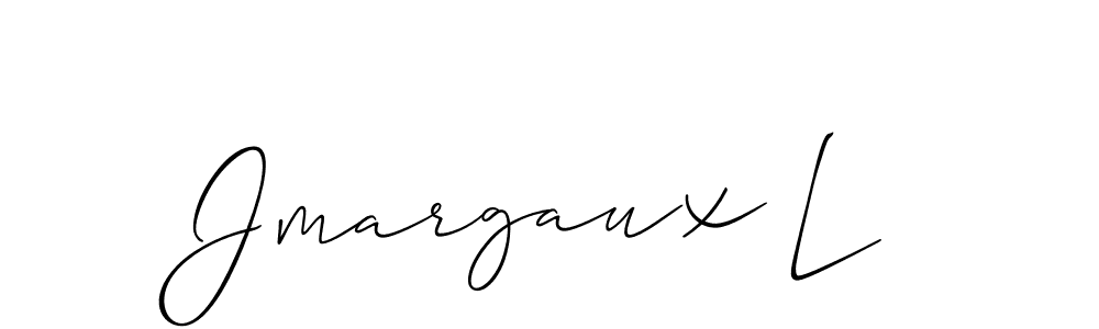 Check out images of Autograph of Jmargaux L name. Actor Jmargaux L Signature Style. Allison_Script is a professional sign style online. Jmargaux L signature style 2 images and pictures png