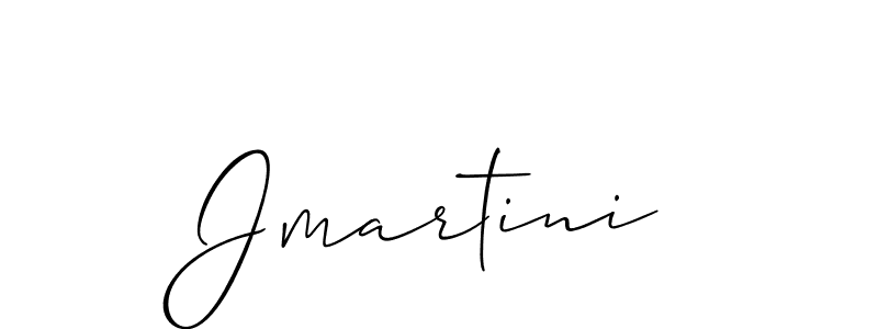 Jmartini stylish signature style. Best Handwritten Sign (Allison_Script) for my name. Handwritten Signature Collection Ideas for my name Jmartini. Jmartini signature style 2 images and pictures png