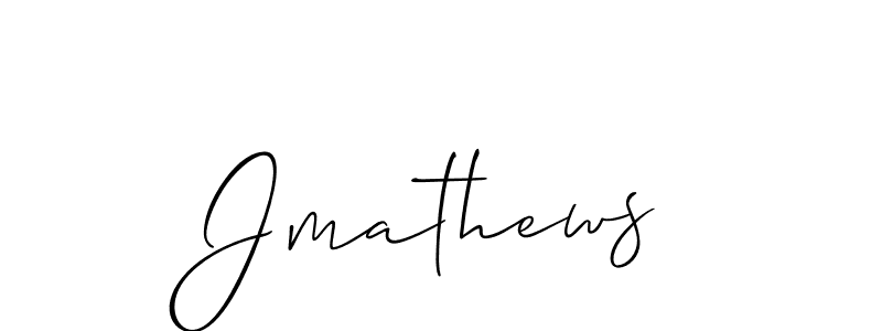 Once you've used our free online signature maker to create your best signature Allison_Script style, it's time to enjoy all of the benefits that Jmathews name signing documents. Jmathews signature style 2 images and pictures png