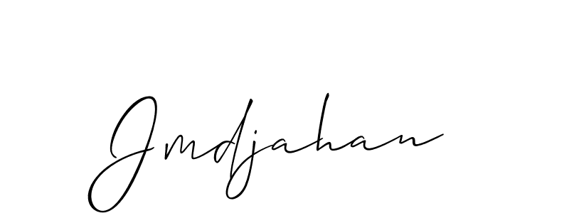 Jmdjahan stylish signature style. Best Handwritten Sign (Allison_Script) for my name. Handwritten Signature Collection Ideas for my name Jmdjahan. Jmdjahan signature style 2 images and pictures png