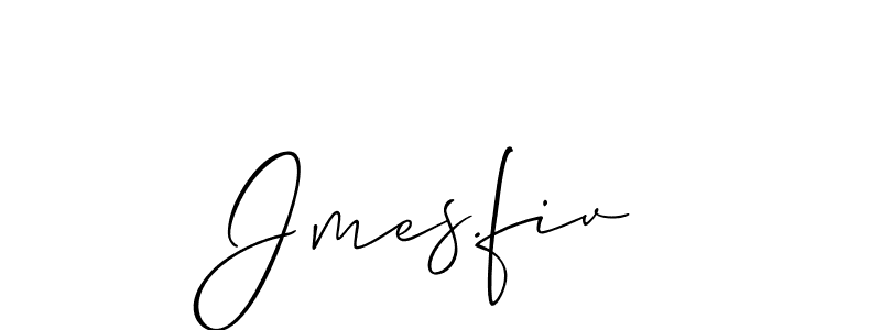 Make a short Jmes.fiv signature style. Manage your documents anywhere anytime using Allison_Script. Create and add eSignatures, submit forms, share and send files easily. Jmes.fiv signature style 2 images and pictures png